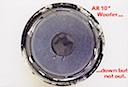 AR 10" Woofer with Foam Rot