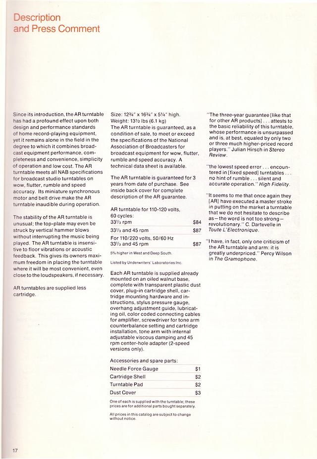 AR February 1971 Brochure P19