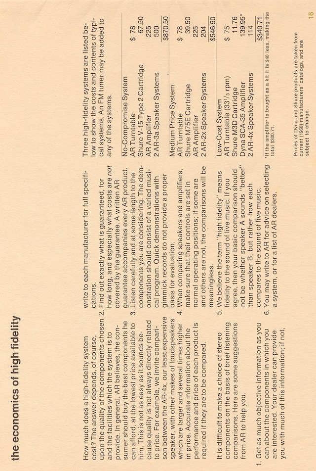 ar hifi components late'60s page 18