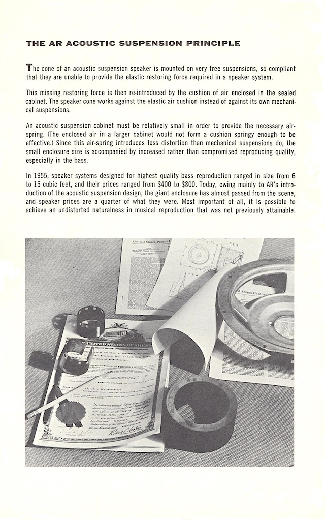 AR loudspeakers early 1960s page 2