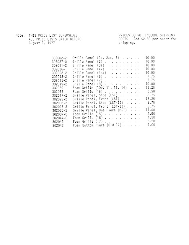 AR Parts Packet August 1 19770004