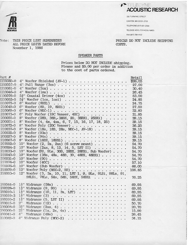 AR Parts Packet November 1 19860002