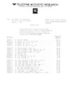 AR Parts List & Price Sheet (January 1, 1979) pg1